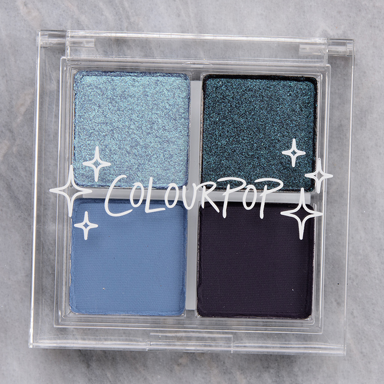 ColourPop Set on Sapphire Pressed Powder Shadow Quad