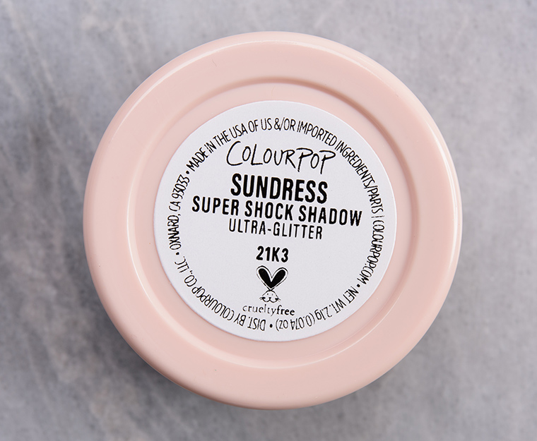 ColourPop Sundress Super Shock Shadow