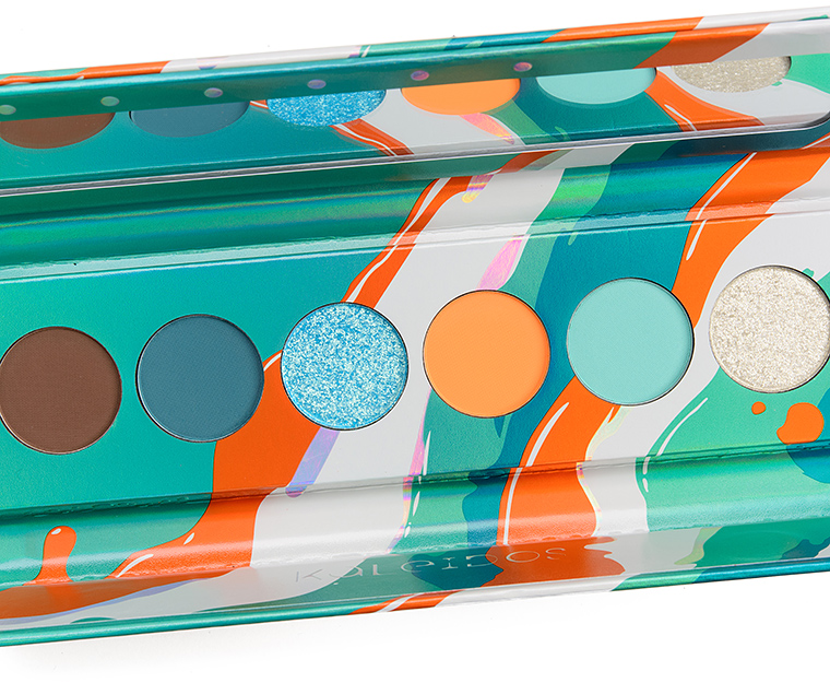 Kaleidos Electro-Turquoise Futurism Eyeshadow Palette