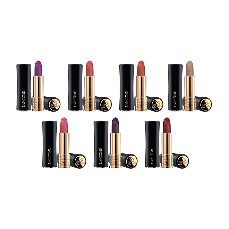 Lancome L'Absolu Lipsticks -- See below for list of shades (left to right, top to bottom).