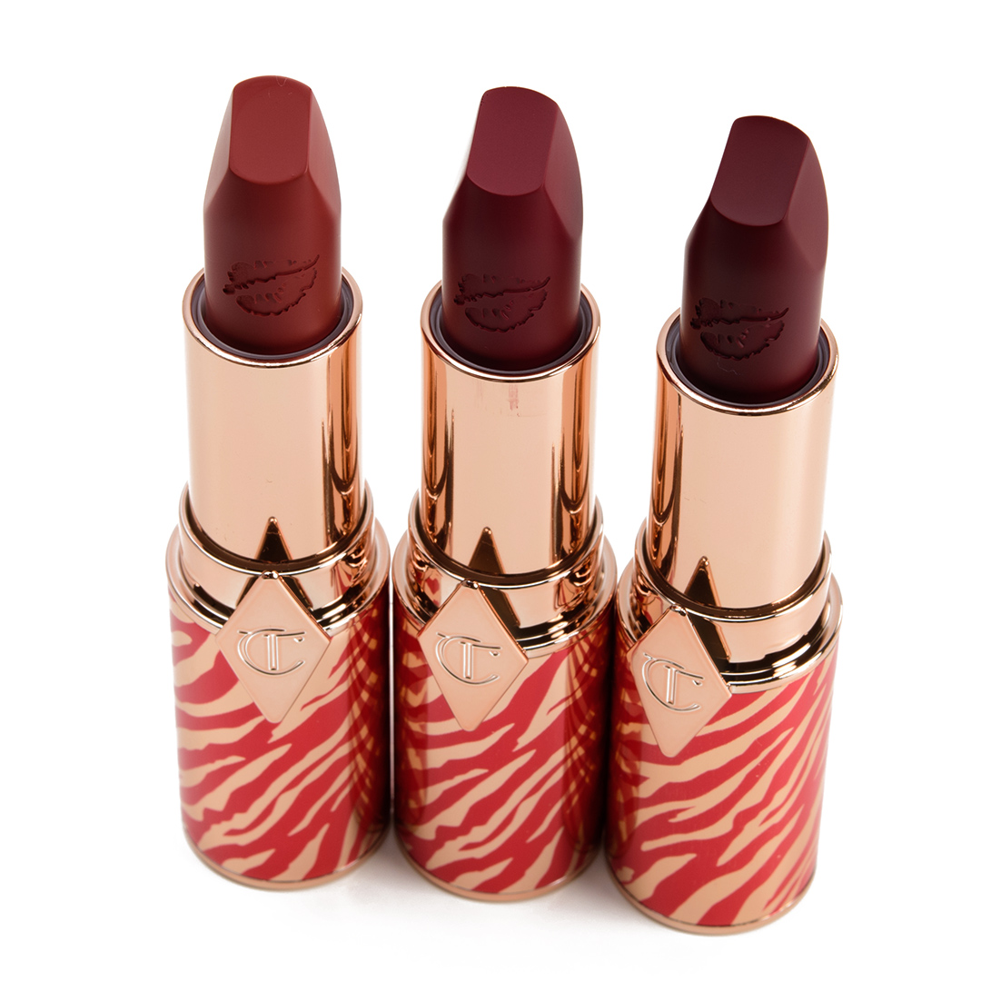 YSL & Charlotte Tilbury Spring 2022 Lipstick Swatches (x9)