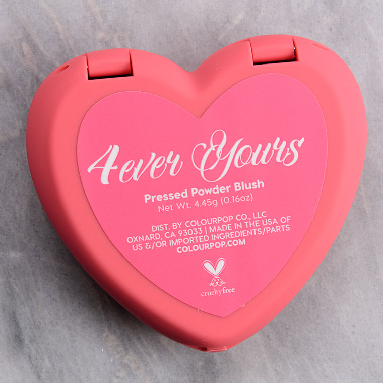 ColourPop 4Ever Yours Pressed Powder Blush