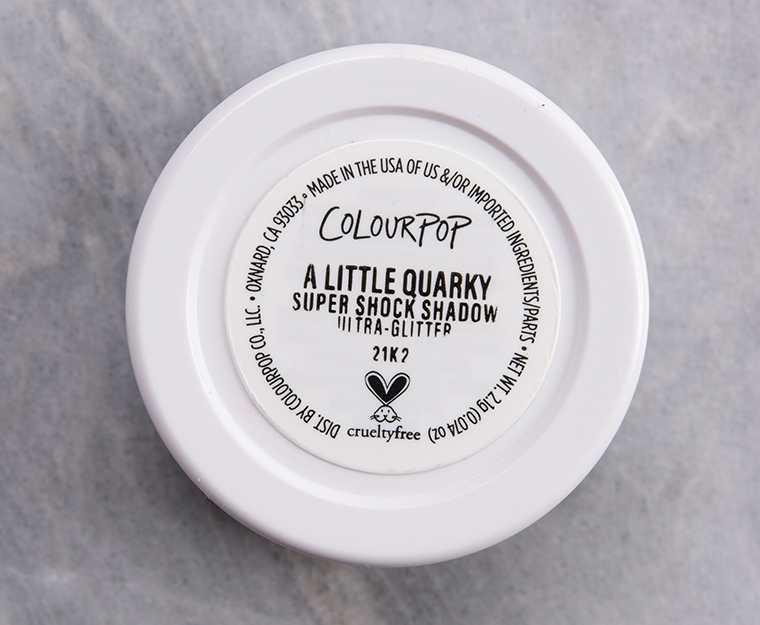 ColourPop A Little Quarky Super Shock Shadow