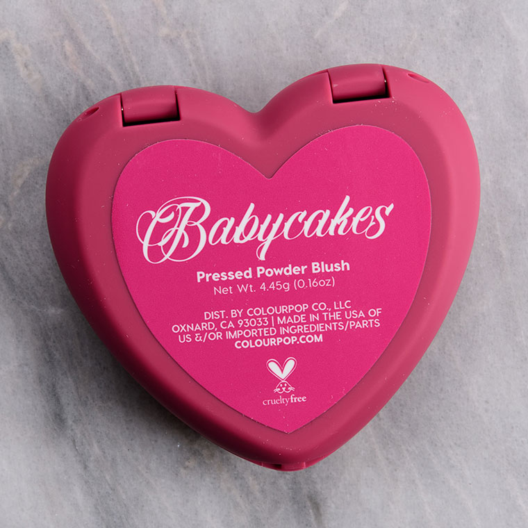 ColourPop Babycakes Pressed Powder Blush