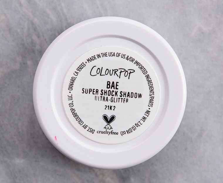 ColourPop Bae Super Shock Shadow