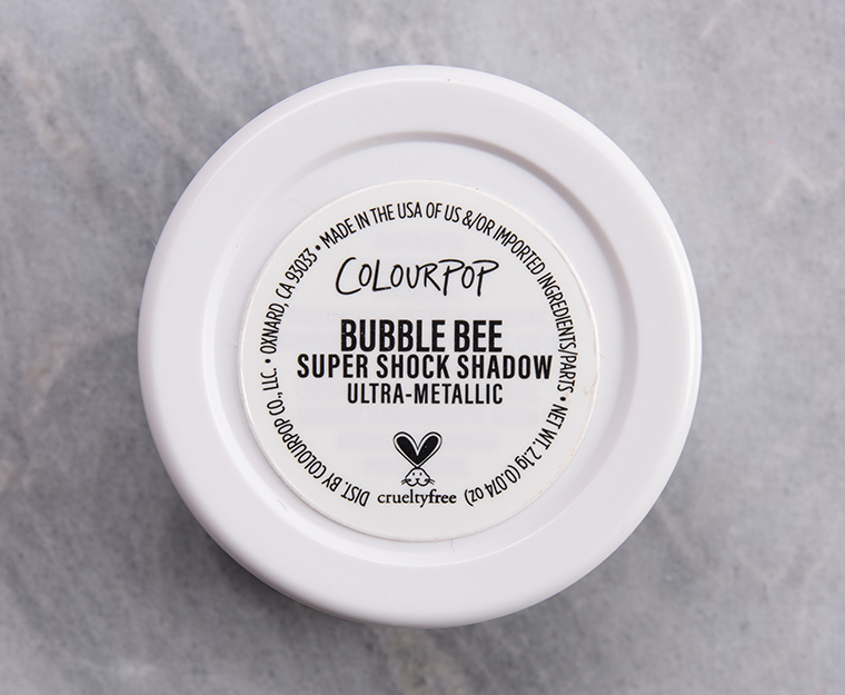 ColourPop Bubble Bee Super Shock Shadow
