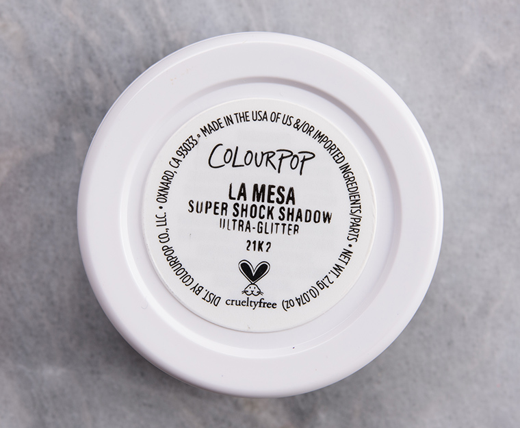 ColourPop La Mesa Super Shock Shadow