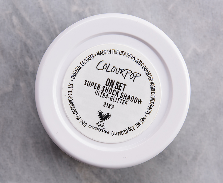 ColourPop On Set Super Shock Shadow
