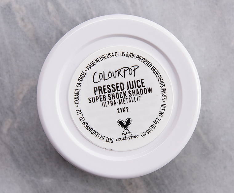 ColourPop Pressed Juice Super Shock Shadow