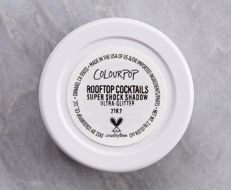 ColourPop Rooftop Cocktails Super Shock Shadow