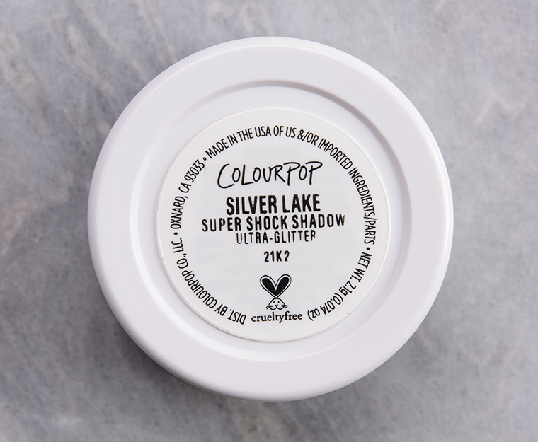 ColourPop Silver Lake Super Shock Shadow