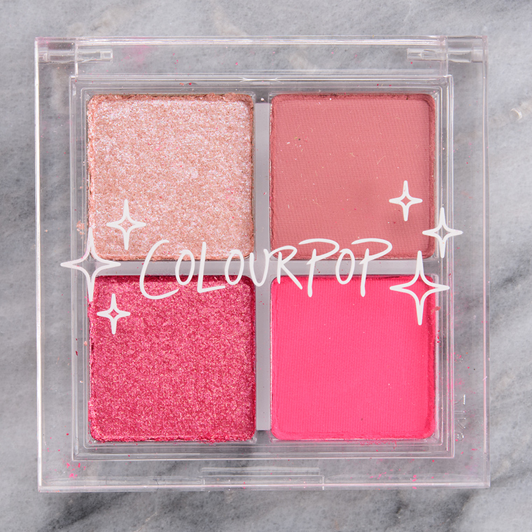 ColourPop Strawberry Sweet Pressed Powder Shadow Quad