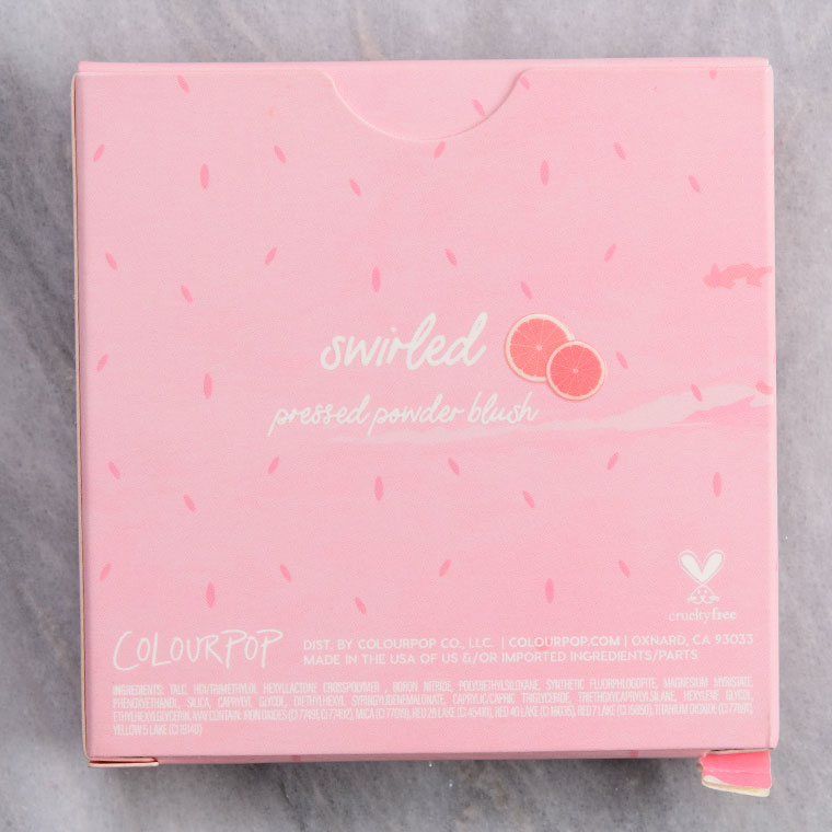 ColourPop Swirled Pressed Powder Blush