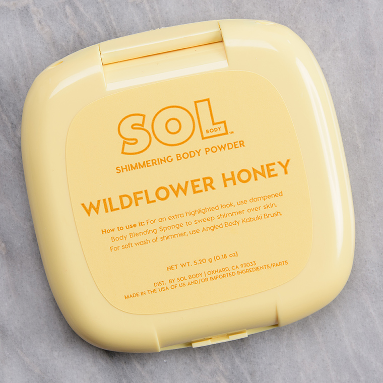 Sol Body Wildflower Honey Shimmering Body Powder