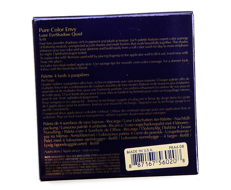 Estee Lauder Wild Earth Pure Color Envy Luxe Eyeshadow Quad (Refill)
