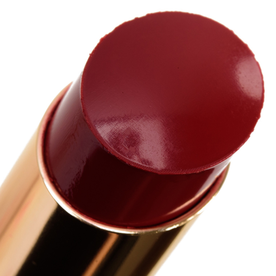 YSL Burgundy Bodysuit (155) Rouge Volupte Shine Oil-in-Stick