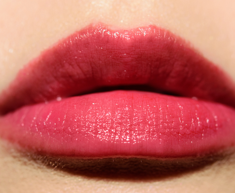 YSL Burgundy Bodysuit (155) Rouge Volupte Shine Oil-in-Stick