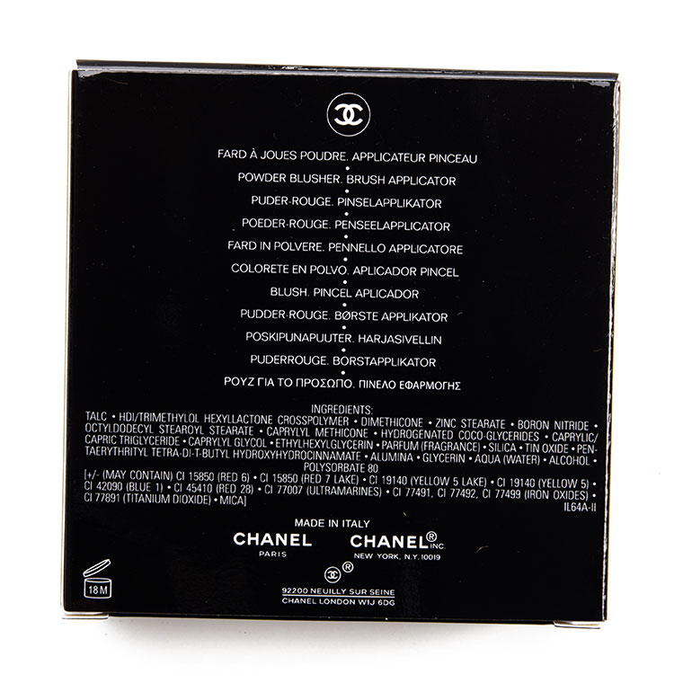 Chanel Peche Cosmique Blush Comete Soft Glow Blush