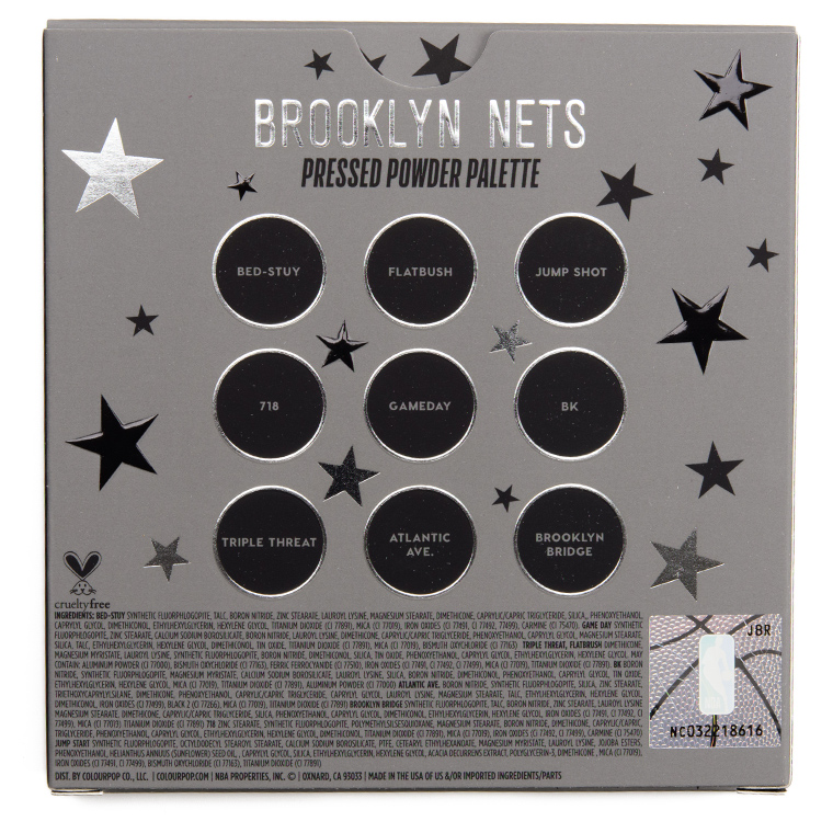 ColourPop Brooklyn Nets 9-Pan Pressed Powder Palette