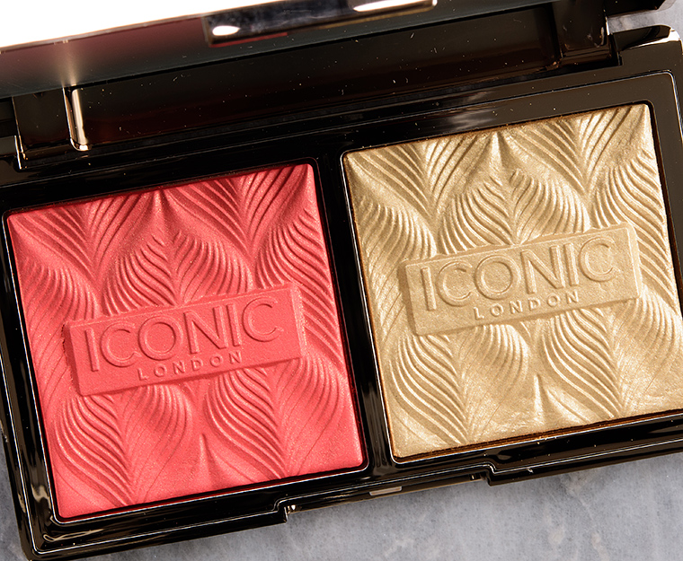 Iconic London Coral Glow Silk Glow Blush and Highlight Duo