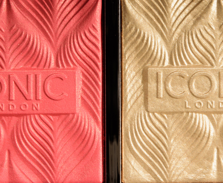 Iconic London Coral Glow Silk Glow Blush and Highlight Duo