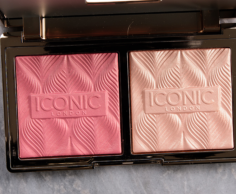 Iconic London Rose Glow Silk Glow Blush and Highlight Duo