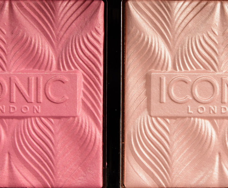 Iconic London Rose Glow Silk Glow Blush and Highlight Duo