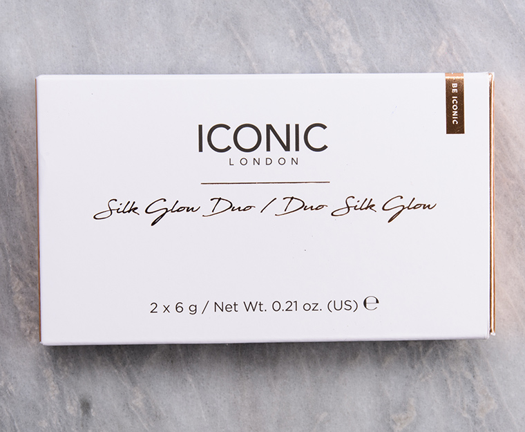 Iconic London Rose Glow Silk Glow Blush and Highlight Duo