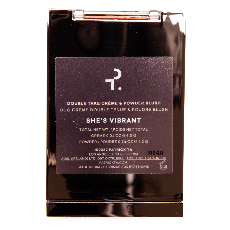 Patrick Ta She's Vibrant Double-Take Crème & Powder Blush