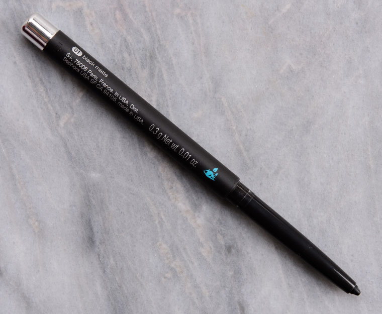 Sephora Black Matte Ultimate Gel Waterproof Eyeliner Pencil