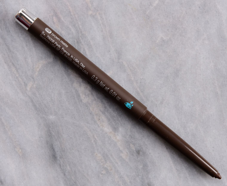 Sephora Brown Matte Ultimate Gel Waterproof Eyeliner Pencil