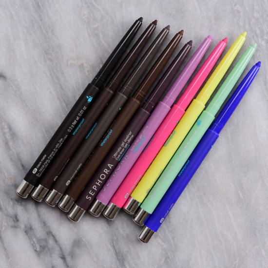 Sephora Ultimate Gel Eyeliner Swatches