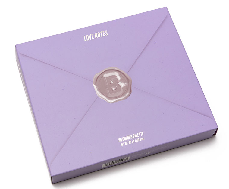 By Beauty Bay Love Notes 20-Pan Eyeshadow Palette