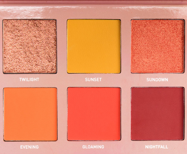 Coloured Raine Sunset Chic 6-Pan Eyeshadow Palette