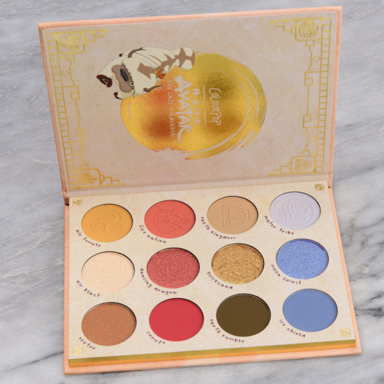 ColourPop 12-Pan Pressed Powder Shadow Palette Avatar The Last Airbender