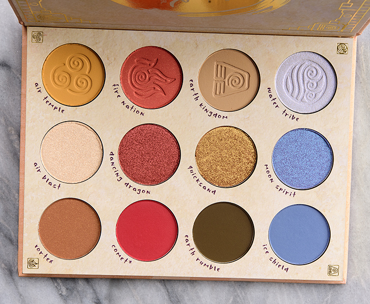 ColourPop Avatar The Last Airbender 12-Pan Pressed Powder Shadow Palette