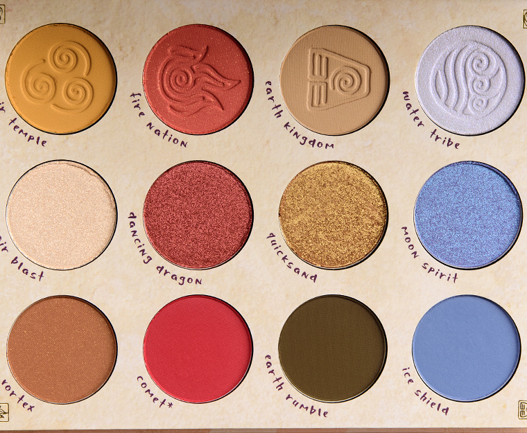 ColourPop Avatar The Last Airbender 12-Pan Pressed Powder Shadow Palette