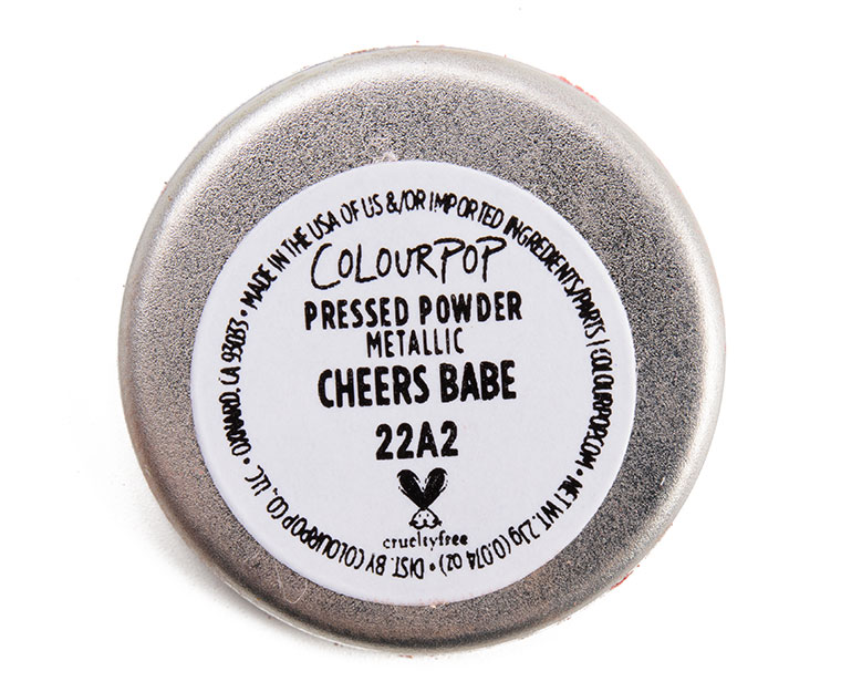 ColourPop Cheers Babe Pressed Powder Shadow
