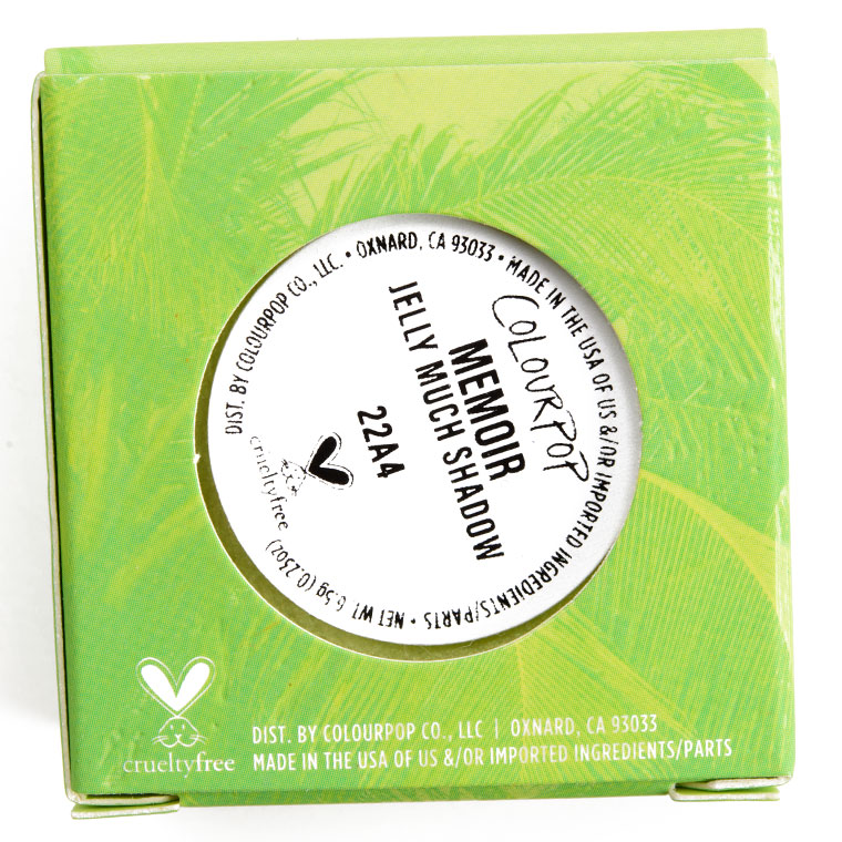 ColourPop Memoir Jelly Much Eyeshadow