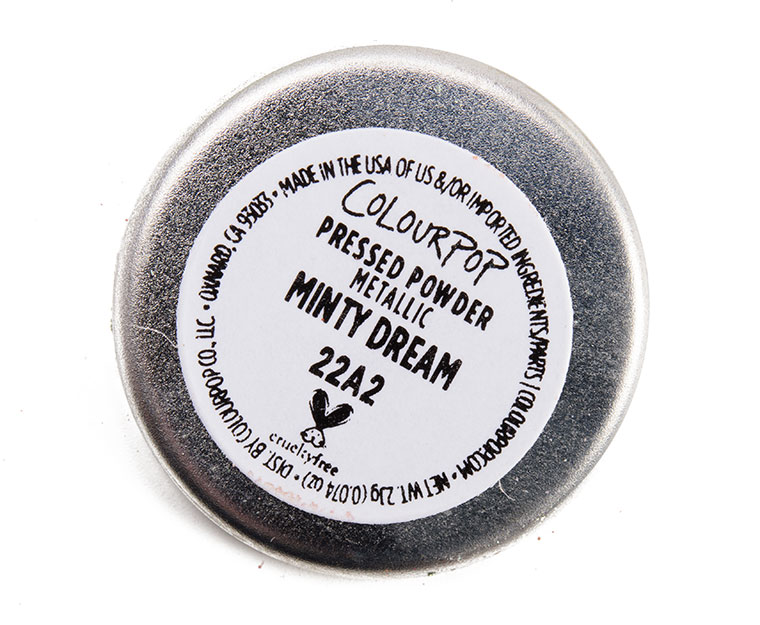 ColourPop Minty Dream Pressed Powder Shadow