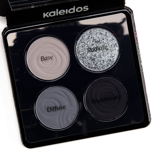 Kaleidos Black Jasmine Eyeshadow Quad Review & Swatches