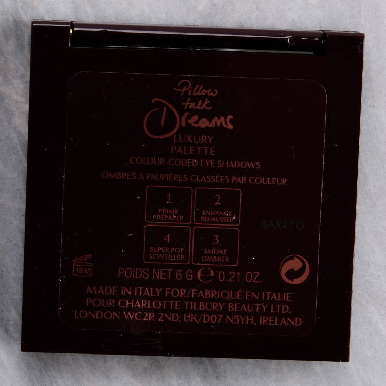 Charlotte Tilbury Pillow Talk Dreams Eyeshadow Quad
