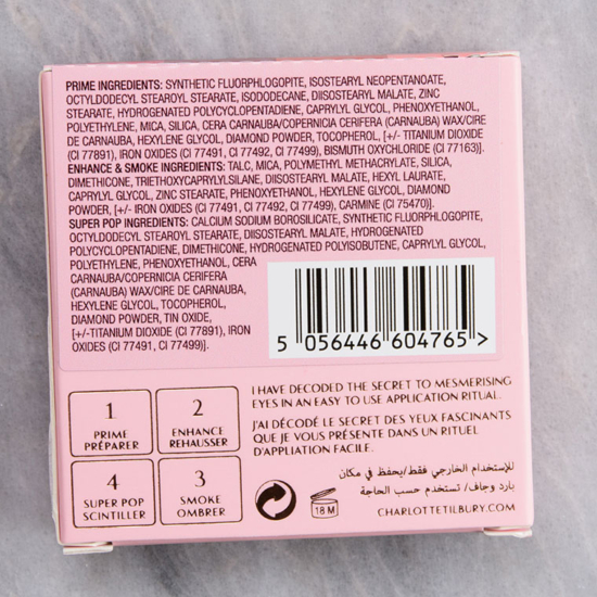 Charlotte Tilbury Pillow Talk Dreams Eyeshadow Quad Review & Swatches