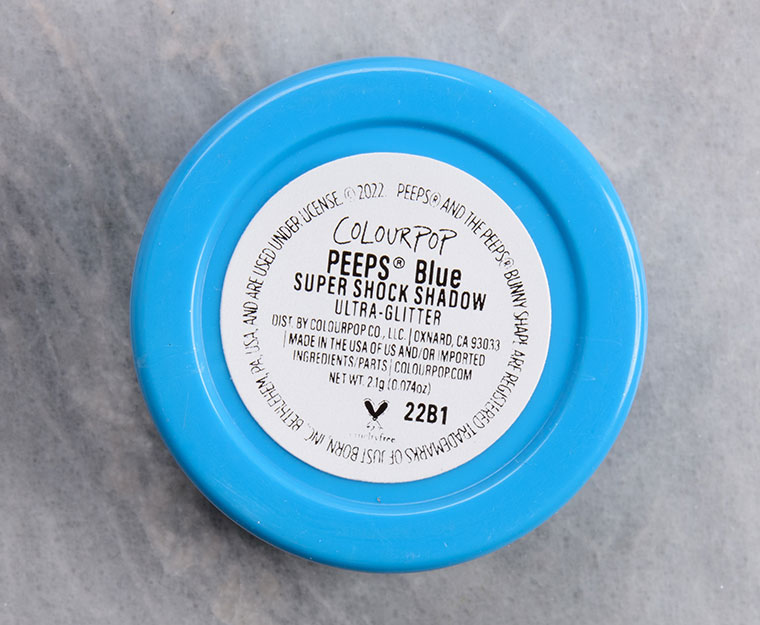 ColourPop Peeps Blue Super Shock Shadow