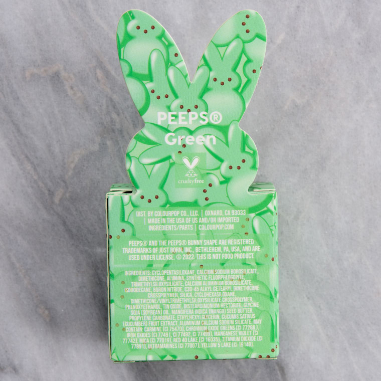 ColourPop Peeps Green Super Shock Shadow