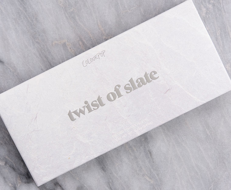 ColourPop Twist of Slate 10-Pan Pressed Powder Palette