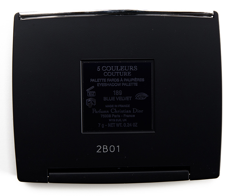 Dior Blue Velvet (189) 5 Couleurs Couture Eyeshadow Palette