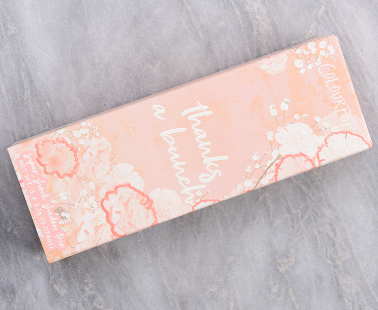 ColourPop Thanks a Bunch Super Shock Shadow Trio