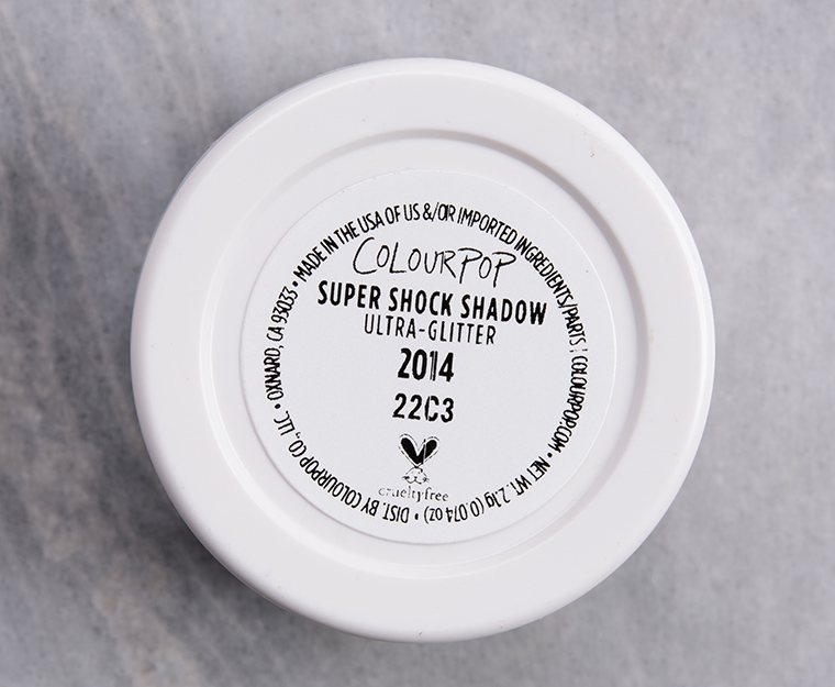 ColourPop 2014 Super Shock Shadow