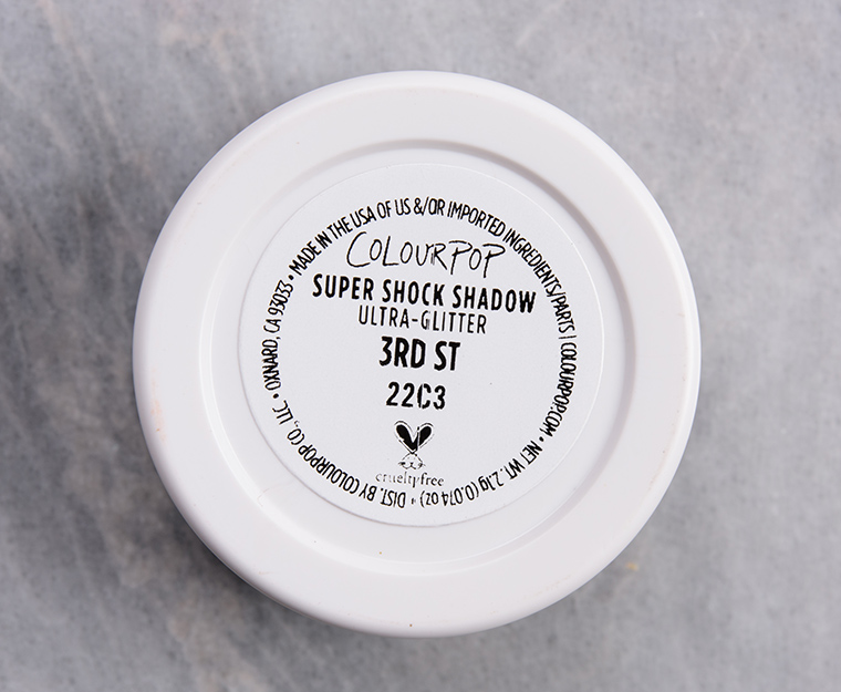 ColourPop 3rd St Super Shock Shadow